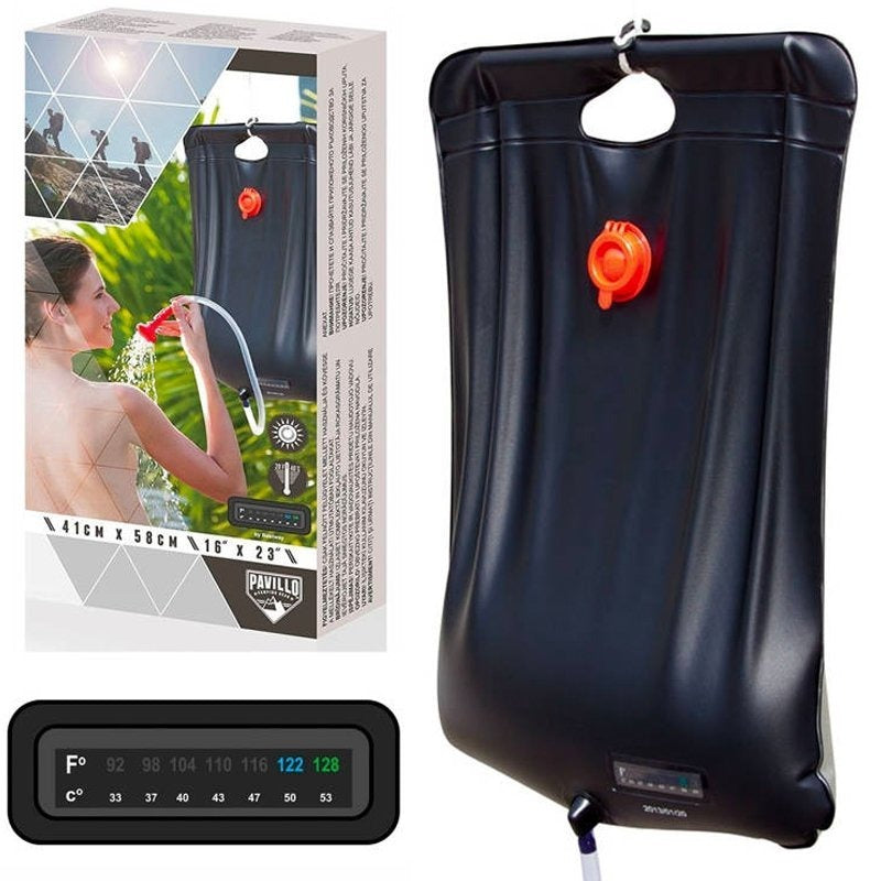 🚿 Ducha Solar Portátil 20L – Agua Caliente en Cualquier Lugar