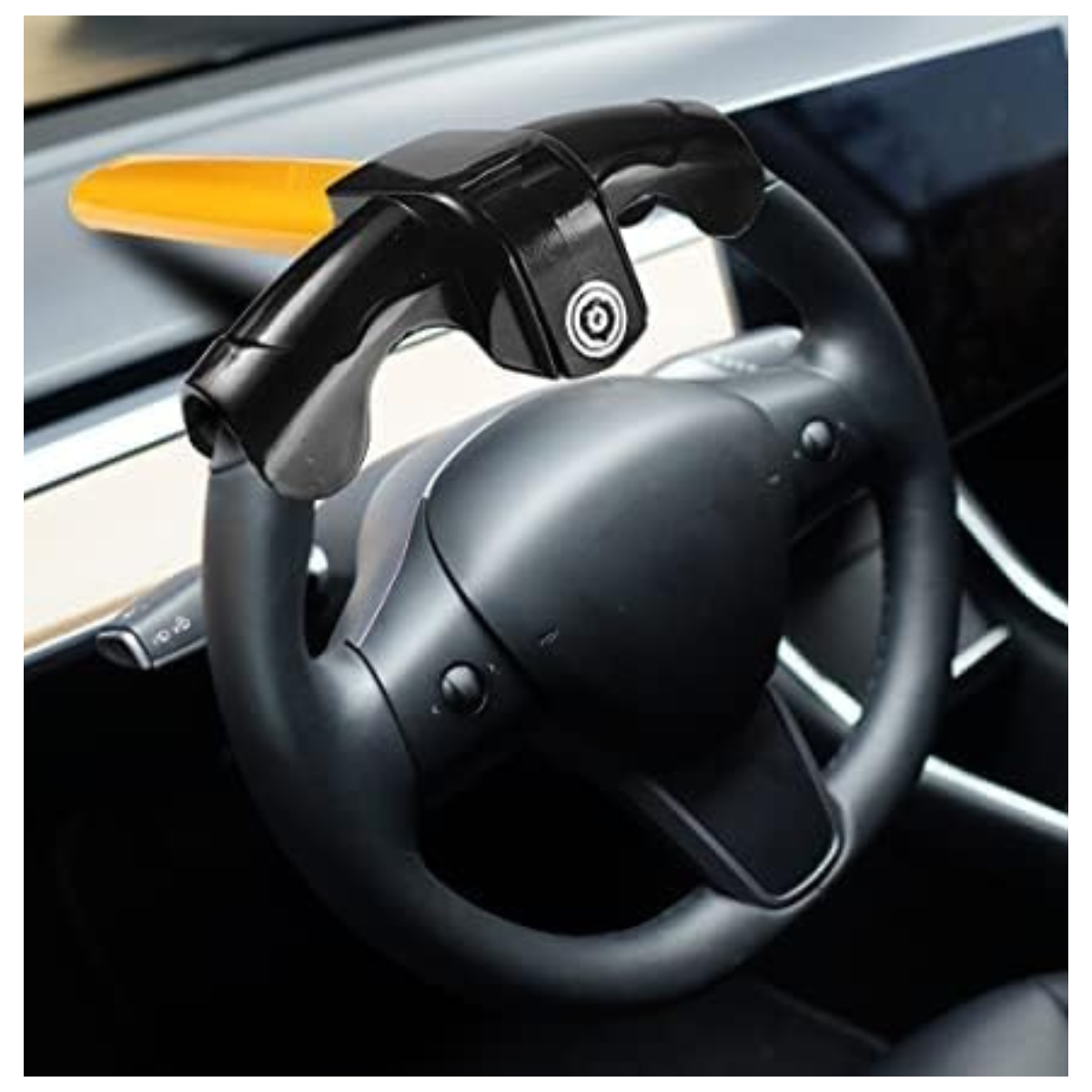 🔒 Bloqueador de Volante Universal en T – ¡Seguridad y Tranquilidad para tu Auto!